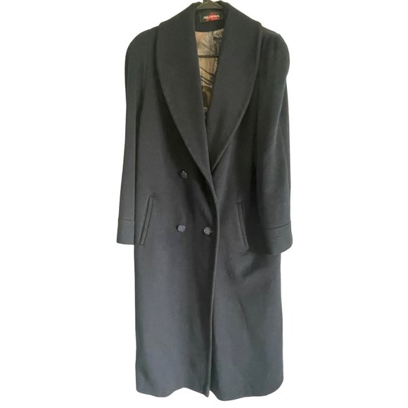 Alorna Jackets & Blazers - Vintage 90's Navy Blue Womens USA MADE Wool Coat 1XL